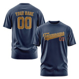 Custom Blue Khaki T-Shirt