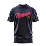 Custom Navy Pink T-Shirt