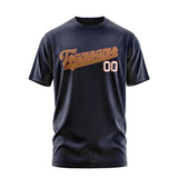 Custom Navy Khaki T-Shirt