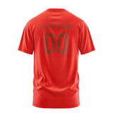 Custom Orange Red Coral Red T-Shirt