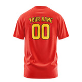 Custom Orange Red Gold T-Shirt