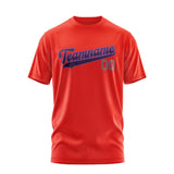 Custom Orange Red Purple T-Shirt