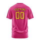 Custom Pink Yellow T-Shirt