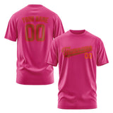 Custom Pink Coral Red T-Shirt