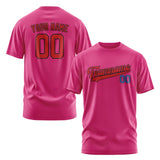 Custom Pink Red T-Shirt