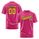 Custom Pink Gold T-Shirt