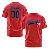 Custom Red Navy T-Shirt