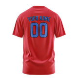 Custom Red Sky Blue T-Shirt