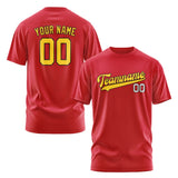 Custom Red Gold T-Shirt