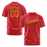 Custom Red Orange T-Shirt