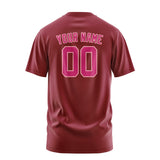 Custom Crimson Red Pink T-Shirt