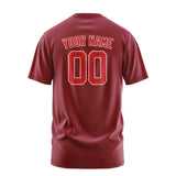 Custom Crimson Red Red T-Shirt