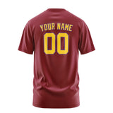 Custom Crimson Red Gold T-Shirt