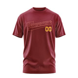 Custom Crimson Red Crimson Red T-Shirt