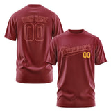 Custom Crimson Red Crimson Red T-Shirt