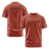Custom Coral Red Red T-Shirt