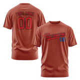 Custom Coral Red Red T-Shirt