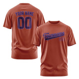 Custom Coral Red Purple T-Shirt
