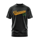 Custom Black Yellow T-Shirt