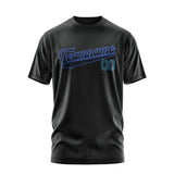 Custom Black Navy T-Shirt
