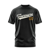 Custom Black Cream T-Shirt