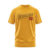 Custom Yellow Yellow T-Shirt