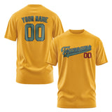 Custom Yellow Blue Green T-Shirt