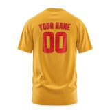 Custom Yellow Orange Red T-Shirt