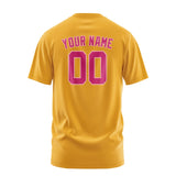 Custom Yellow Pink T-Shirt