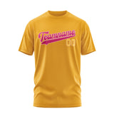 Custom Yellow Pink T-Shirt