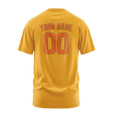 Custom Yellow Orange T-Shirt