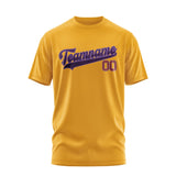 Custom Yellow Purple T-Shirt