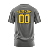 Custom Dark Grey Gold T-Shirt