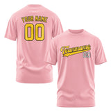 Custom Light Pink Gold T-Shirt