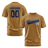 Custom Khaki Navy T-Shirt