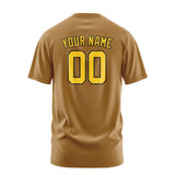 Custom Khaki Gold T-Shirt