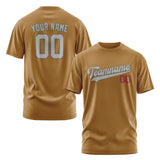Custom Khaki Gray T-Shirt