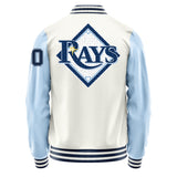 Tampa Bay Rays Varsity Letter Jacket Custom Letter & Number