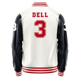 Houston Texans #3 Tank Dell Varsity Letter Jacket