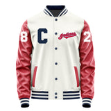 Cleveland Guardians #28 Tanner Bibee Varsity Letter Jacket