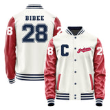 Cleveland Guardians #28 Tanner Bibee Varsity Letter Jacket