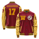 Washington Commanders #17 Terry McLaurin Varsity Letter Jacket