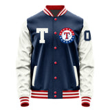 Texas Rangers Varsity Letter Jacket Custom Letter & Number