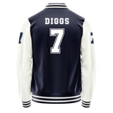 Dallas Cowboys #7 Trevon Diggs Varsity Letter Jacket