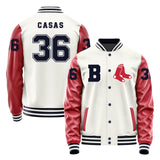 Boston Red Sox #36 Triston Casas Varsity Letter Jacket