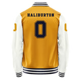 Indiana Pacers #0 Tyrese Haliburton Varsity Letter Jacket