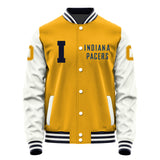 Indiana Pacers #0 Tyrese Haliburton Varsity Letter Jacket