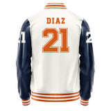 Houston Astros #21 Yainer Diaz Varsity Letter Jacket