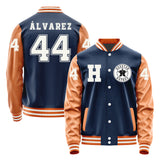 Houston Astros #44 Yordan Álvarez Varsity Letter Jacket