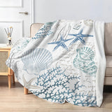 Coastal Gifts Blanket - The Ocean Gave Me a Different Life It Has Changed Me - From Parents, Birthday Christmas Holiday, Inspirational
